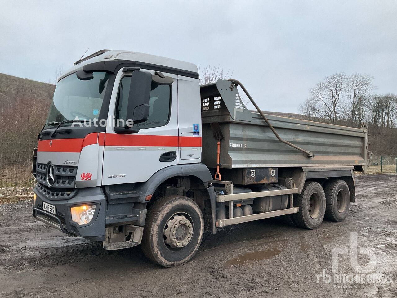 camião basculante Mercedes-Benz AROCS 2632 6x4