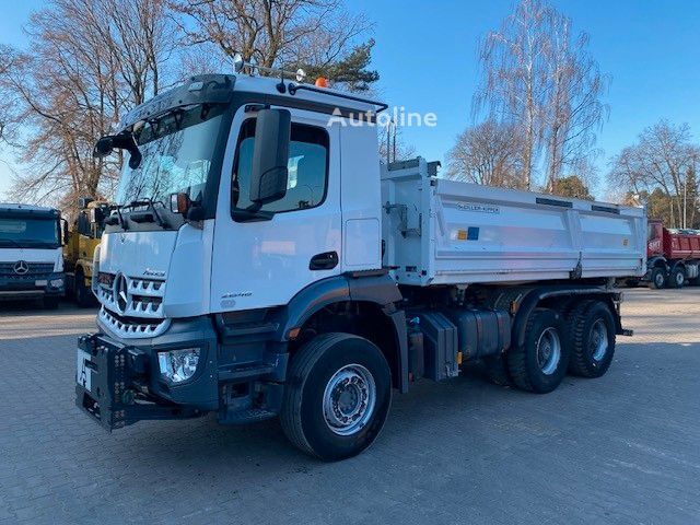 شاحنة قلابة Mercedes-Benz AROCS 2646 6x4 KIPPER MEILLER BORDMATIK , EUR6