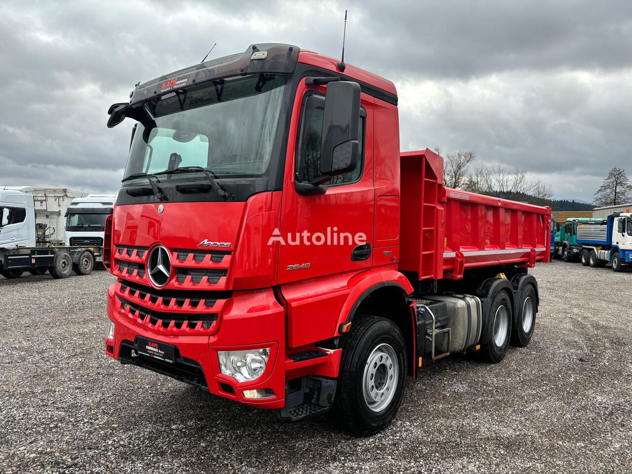 Mercedes-Benz AROCS 2848 6x4 MEILLER KIPPER - BORDMATIK dump truck