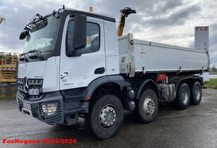 самосвал Mercedes-Benz AROCS 3243 Tri/Benne Carte Grise Française после аварии