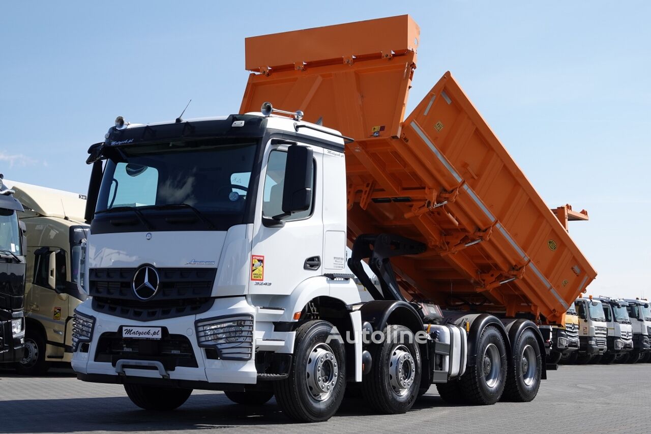 Mercedes-Benz AROCS 3243 / WYWROTKA + HYDROBURTA / BORDMATIC / MEILLER K Muldenkipper kaufen | Autoline LI Mercedes-Benz AROCS 3243 / WYWROTKA + HYDROBURTA / BORDMATIC / MEILLER K Muldenkipper - Autoline