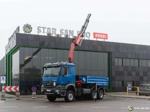 ڈمپر ٹرک Mercedes-Benz AROCS 3351 6x6 FASSI F215A.2.23 Crane Tipper