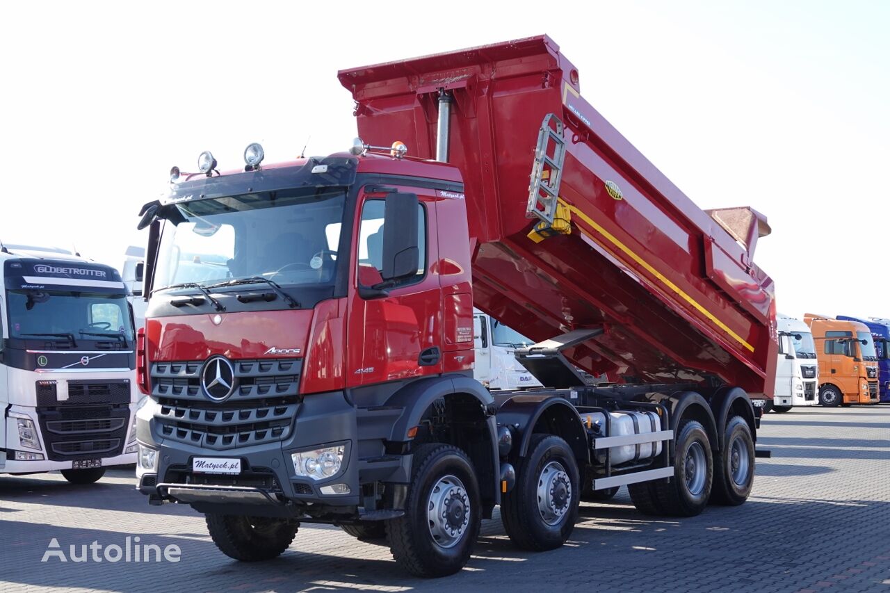 Mercedes-Benz AROCS 4145 / 8x8 / WYWROTKA TYLNOZSYPOWA / MEILLER KIPER / HYDRA kippiauto