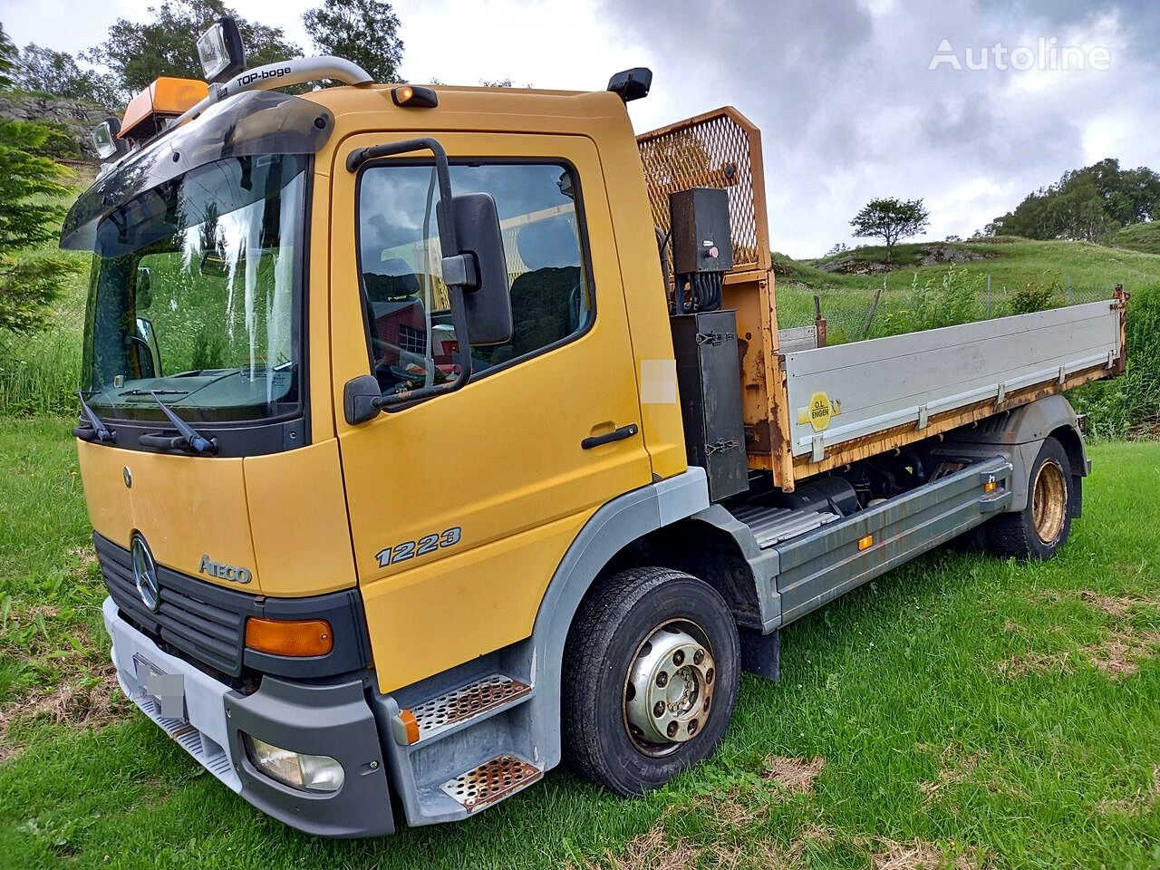 덤프 트럭 Mercedes-Benz ATEGO 1223 *MANUAL *FULL STEEL *ONLY 185tkm