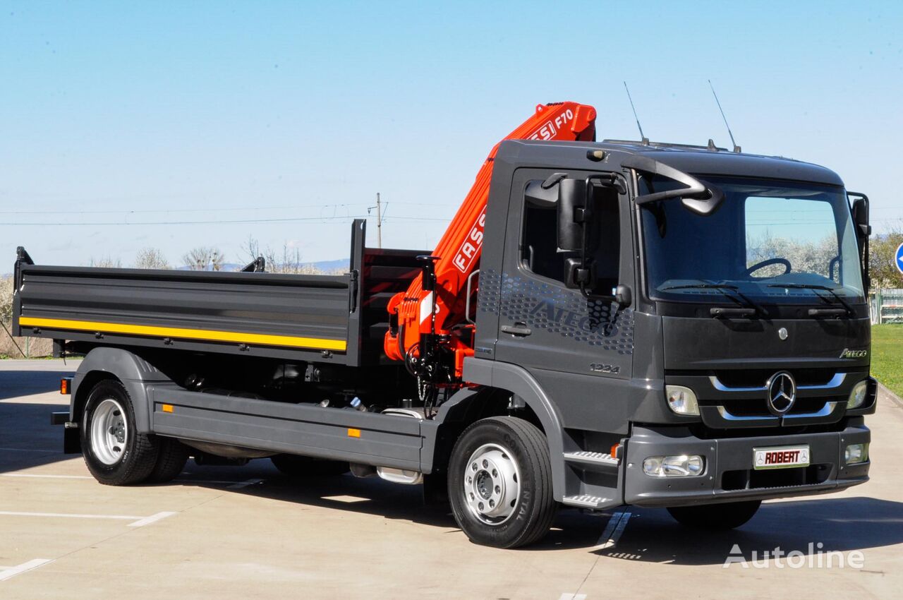 Mercedes-Benz ATEGO 1224 TROJSTRANNÝ SKLÁPAČ + HYDRAULICKÁ RUKA EURO5 ダンプトラック