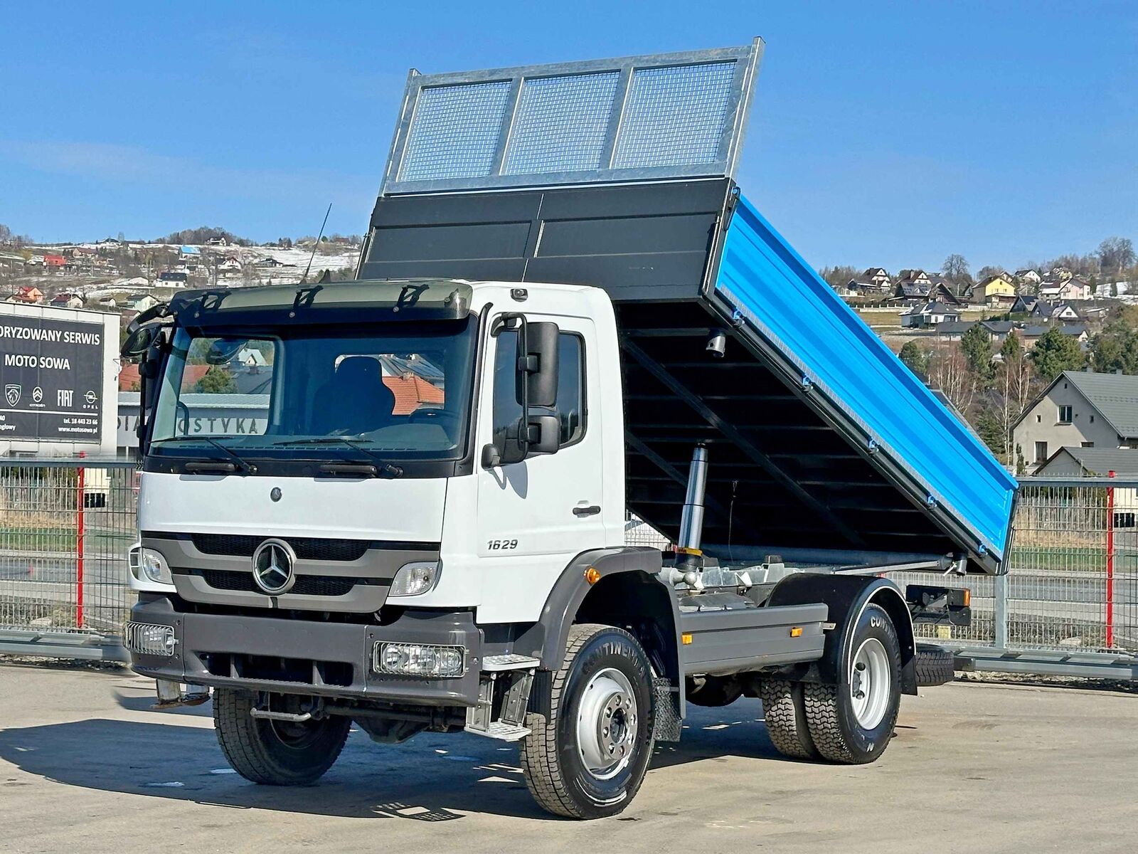 Mercedes-Benz AXOR 1629 * SKLÁPAČ 4,80 m * 4x4 * VÝBORNÝ STAV