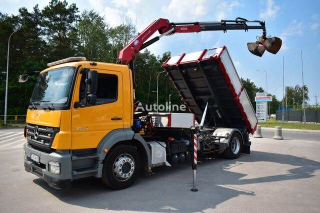 camion-benne Mercedes-Benz AXOR 1824 4x2 HMF 975 Euro 5 Rotator Kipper KRAN