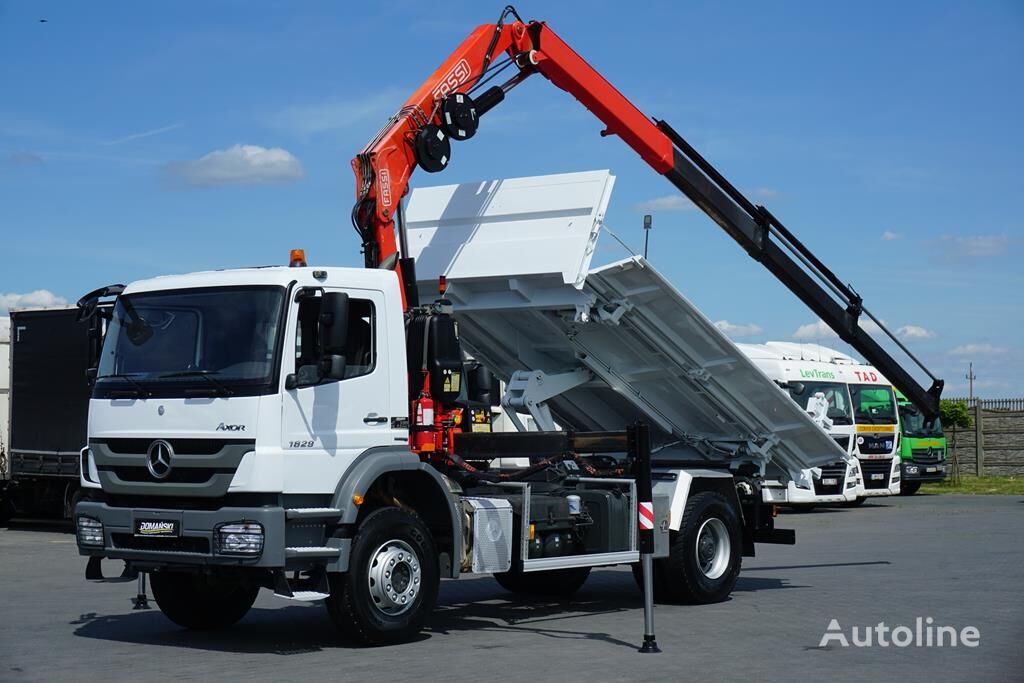 camião basculante Mercedes-Benz AXOR 1829