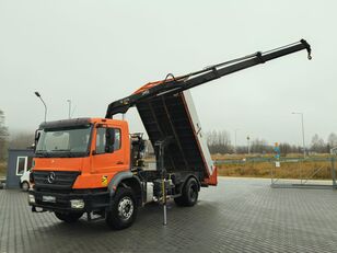 camião basculante Mercedes-Benz AXOR 1829 / WYWROTKA + HDS HIAB SKŁADANY W Z /