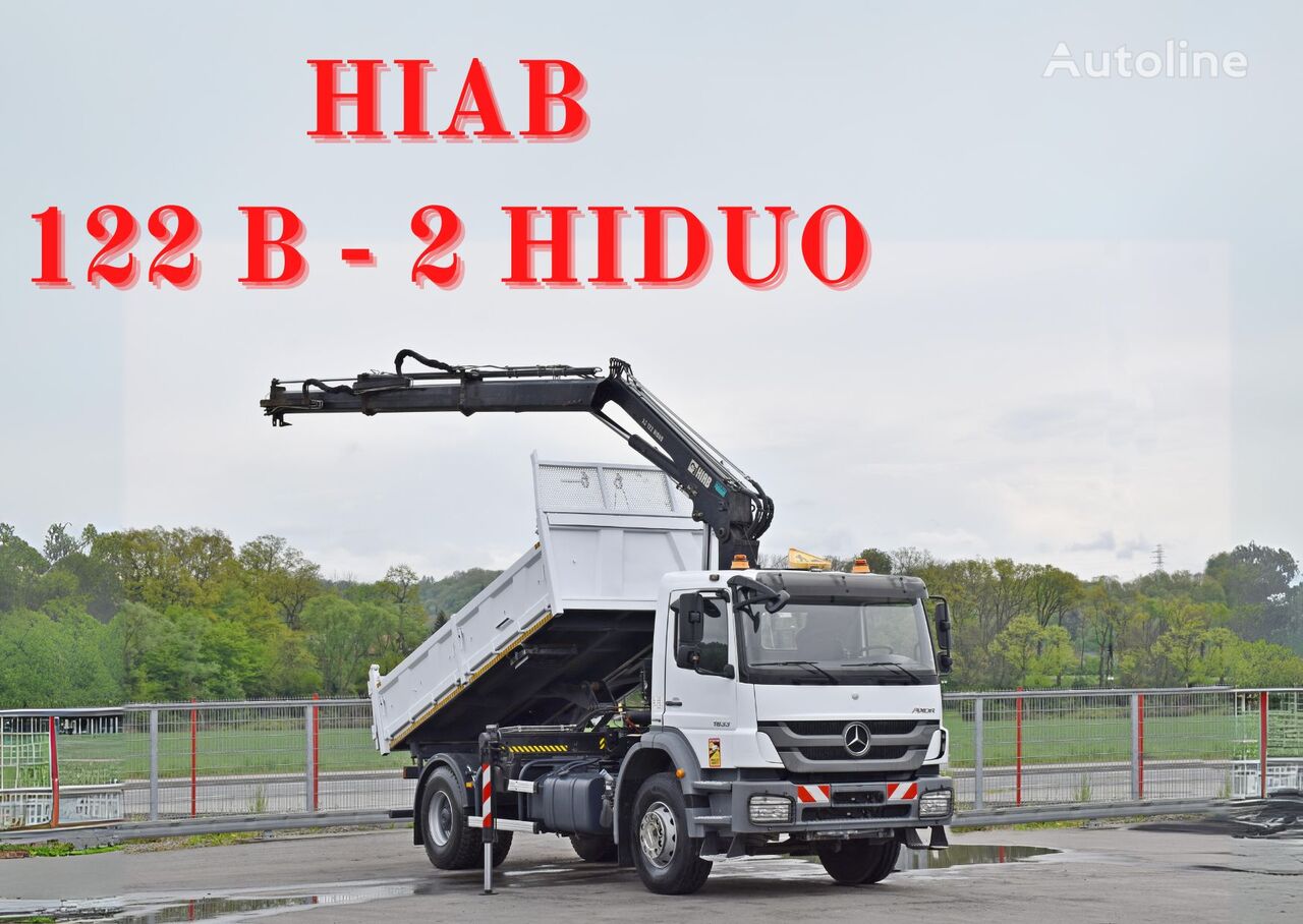 Mercedes-Benz AXOR 1833*KIPPER 4,50m + HIAB 122 B-2 HIDUO/FUNK kiper