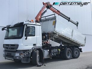 autobasculantă Mercedes-Benz Actros  2541 L Kipper mit Atlas AK 126 E3-Funk Lenkachse