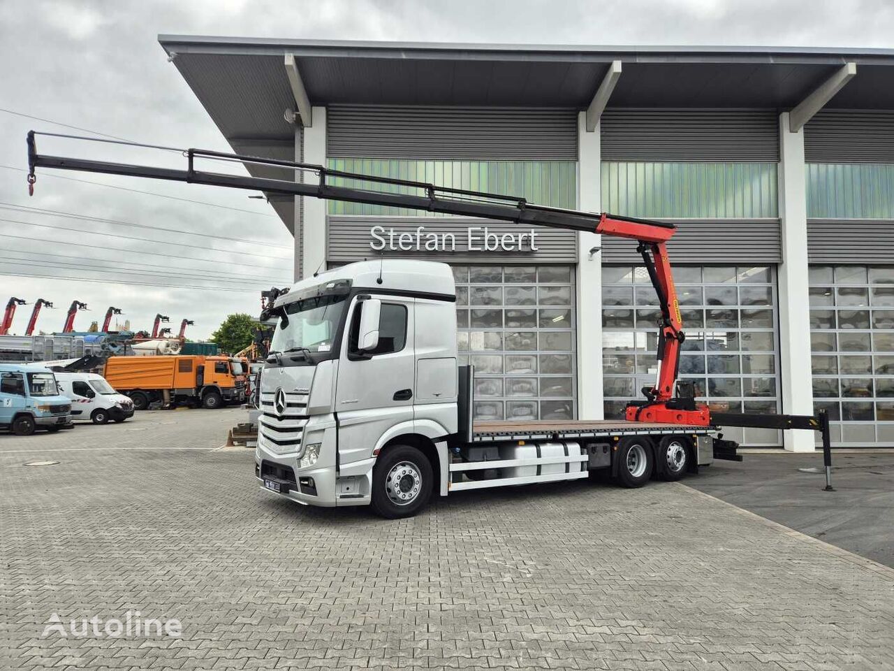 камион кипер Mercedes-Benz Actros 2543 L Palfinger PK 18002 Funk Standklima