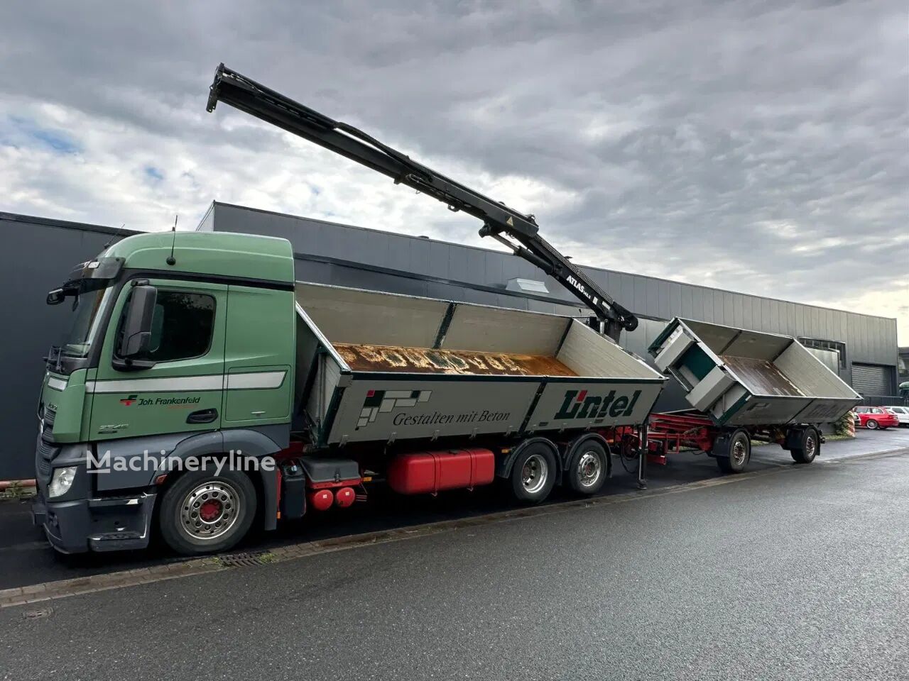 Camion-benne Mercedes-Benz Actros 2545 Mercedes-Benz 2545 6x2 Euro6 2-Seiten-Kipper ATLAS 1 - Autoline