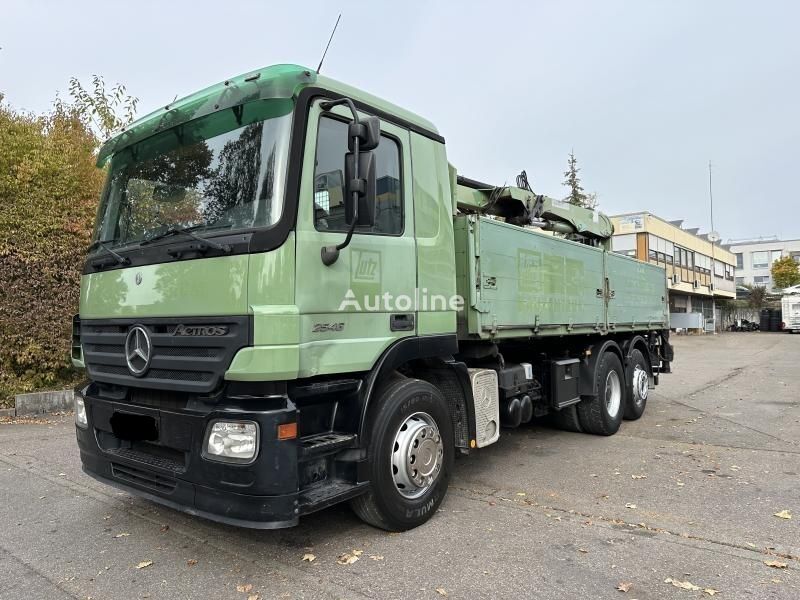 самосвал Mercedes-Benz Actros 2546 2 way tipper + crane HMF 1660 L2 6x2