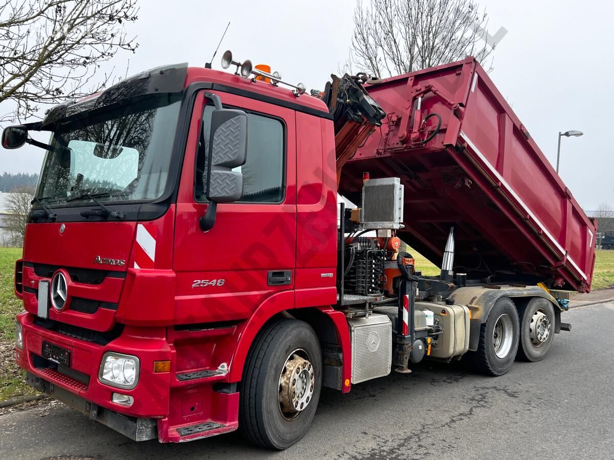 Mercedes-Benz Actros 2546 - Dreseitenkipper - Atlas 165.2 pašizgāzējs