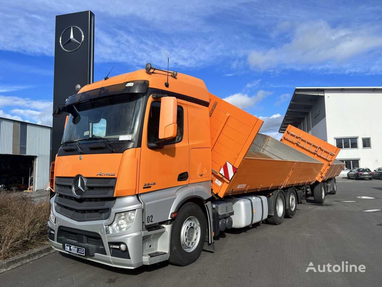 самосвал Mercedes-Benz Actros 2548 LL 6x2 Retarder Navi Lift Euro6 TÜV