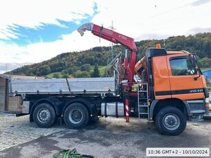 damaged Mercedes-Benz Actros 2640 dump truck