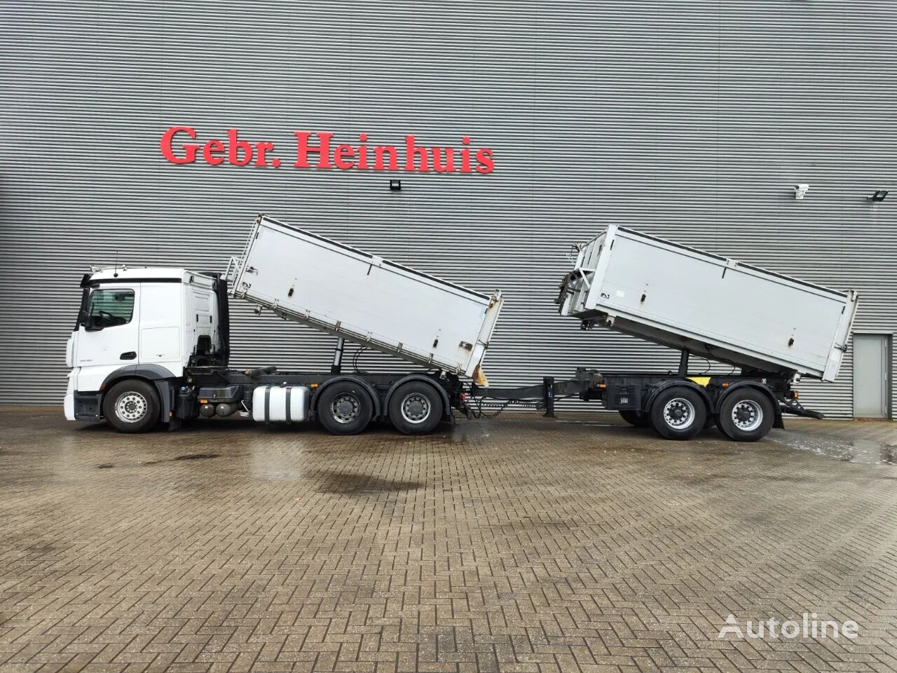 Mercedes-Benz Actros 2648 6x4 Euro 6 3 Seitenkipper + Meiller MZDA 18/23 Germa dump truck