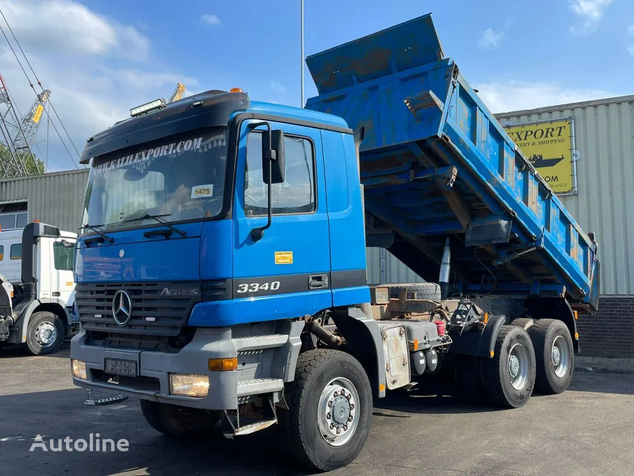 sklápač Mercedes-Benz Actros 3340 Kipper 6x6 V6 Manual Gearbox Full Steel Big Axle's B