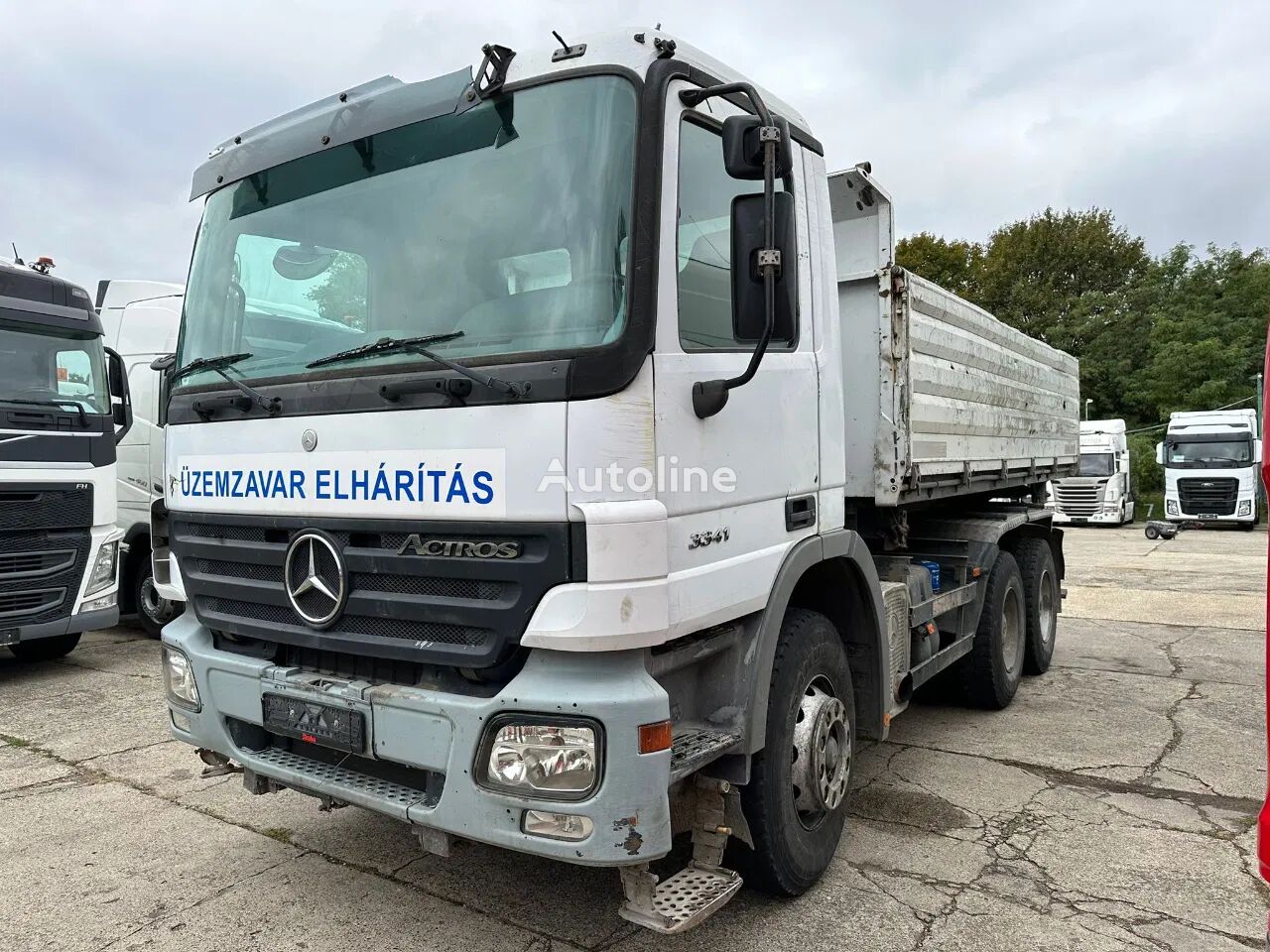 Mercedes-Benz Actros 3341 3 sided Tipper, 6x4, Euro 3, volquete