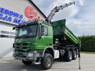 Mercedes-Benz Actros 3346 AK 6x6 Meiller Hiab 166 E-3 pilot TOP dump truck