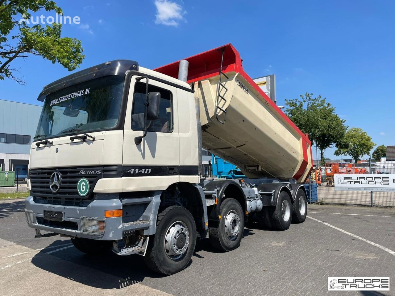 Mercedes-Benz Actros 4140 Full Steel - 8x6 - EPS 3 Ped - Big Axles volquete