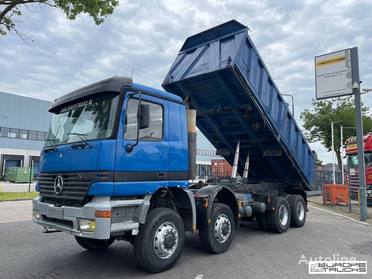 Mercedes-Benz Actros 4140 Full Steel - 8x8 - Manual - Meiller dump truck