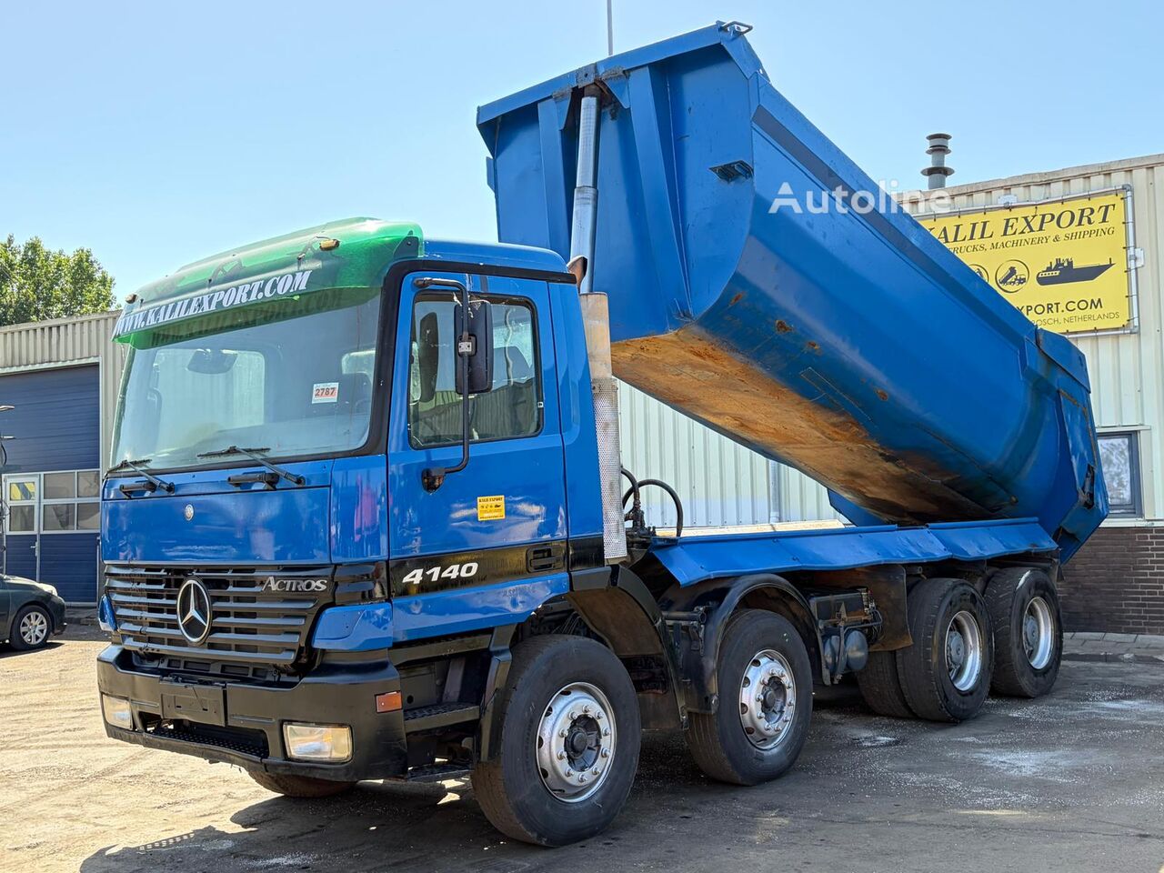 شاحنة قلابة Mercedes-Benz Actros 4140 Kipper - 8x4 - Big Axles - Manual Gearbox - Full Ste - Autoline