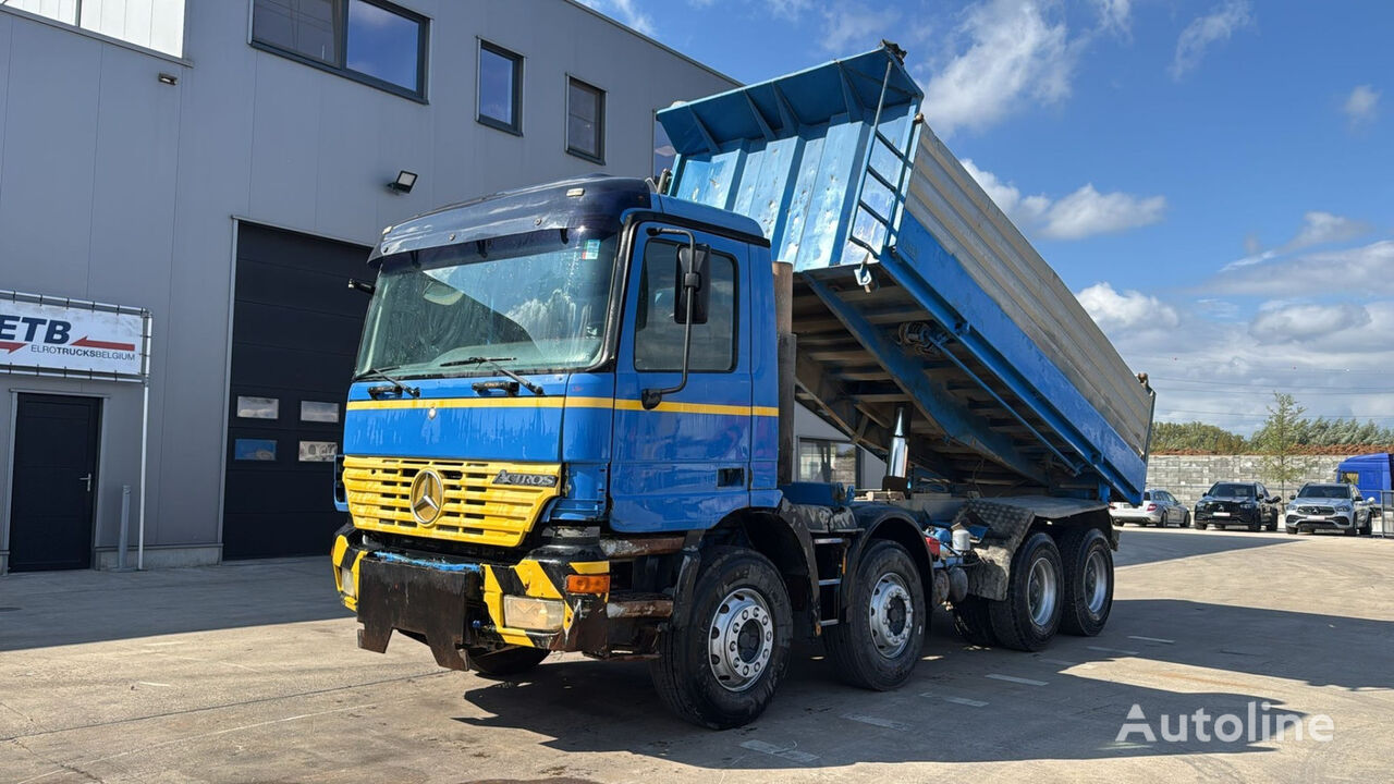 camion-benne Mercedes-Benz Actros 4143 (GRAND PONT / LAMES / EPS / 12 ROUES / 8X4)