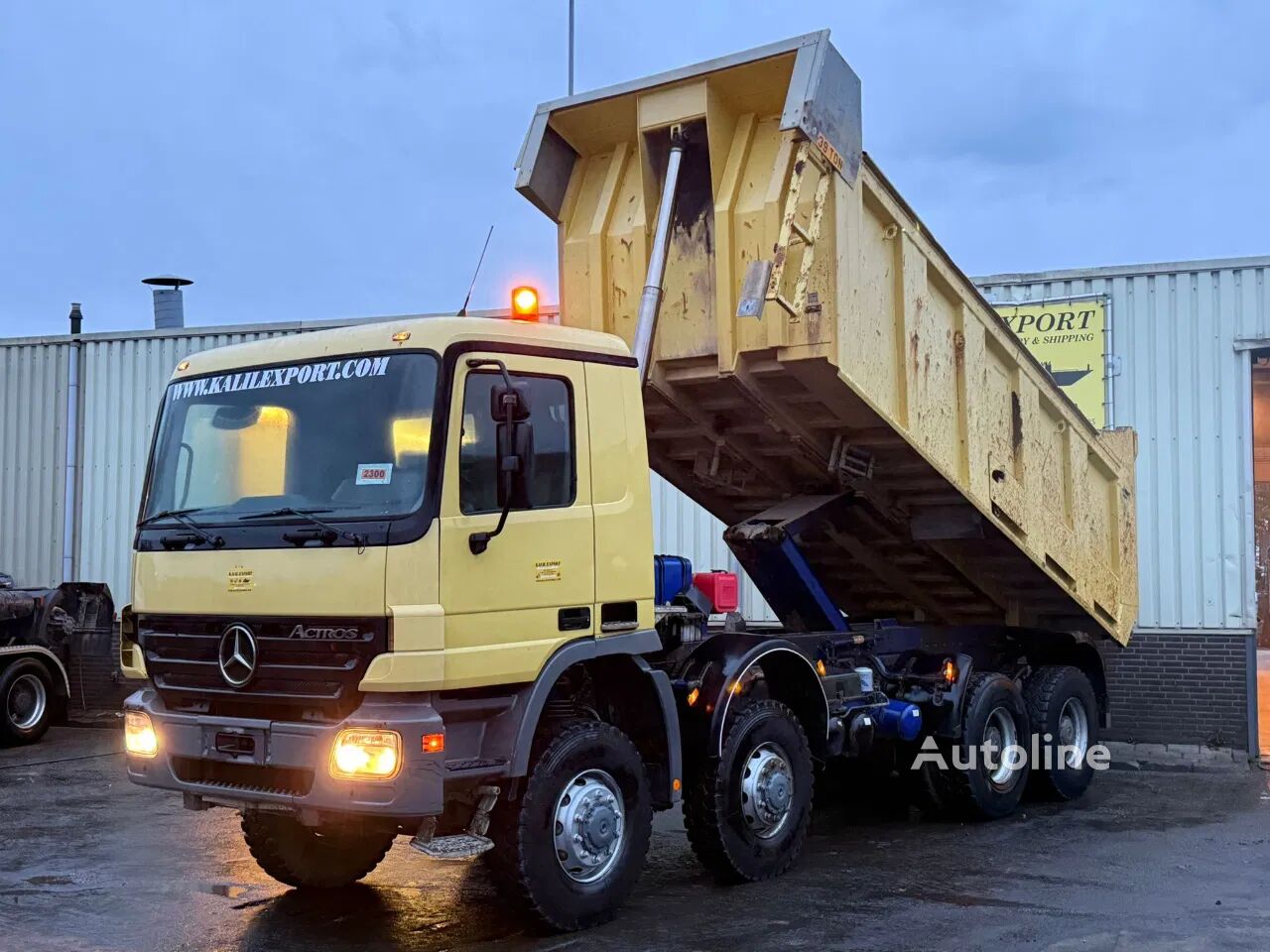 Самосвал Mercedes-Benz Actros 4144 MP2 Kipper Meiller Dumper 8x8 V6 Full Spring EPS Big - Autoline