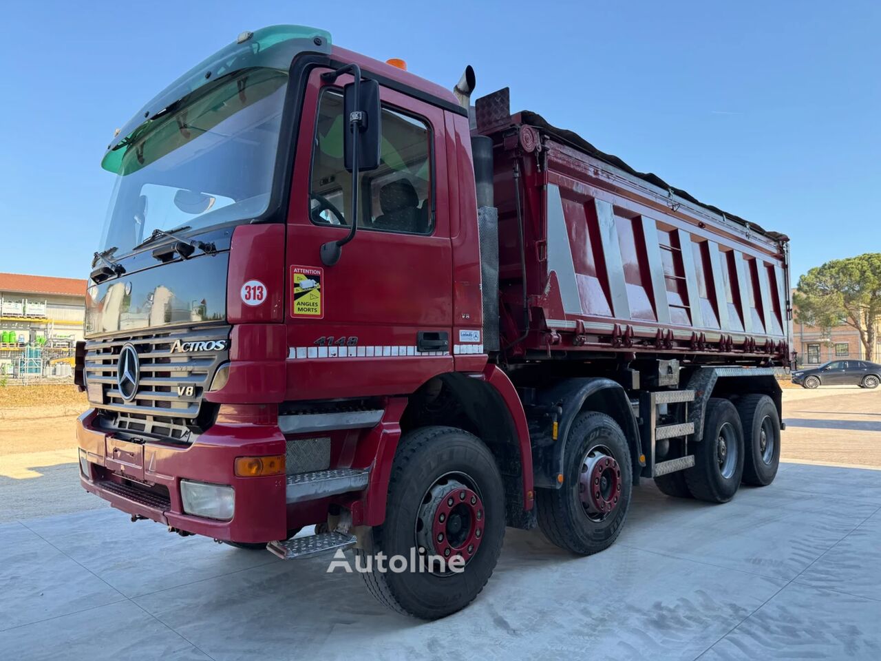Mercedes-Benz Actros 4148 V8 Actros 4148K V8 8x4 Euro3 40Ton volquete - Autoline
