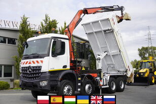 autobasculantă Mercedes-Benz Arocs 3236 8&times;4 / 90 tho. km / Fassi F155A.0.22 / remote control