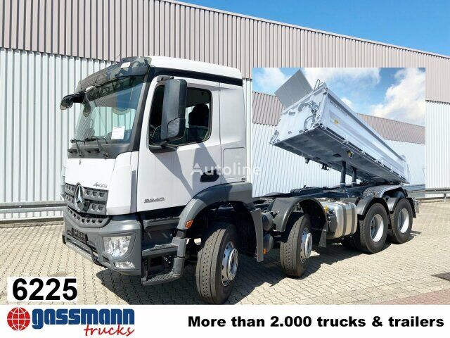 new Mercedes-Benz Arocs 3240 8x4, Meiller 3-Seiten Kipper, ca dump truck