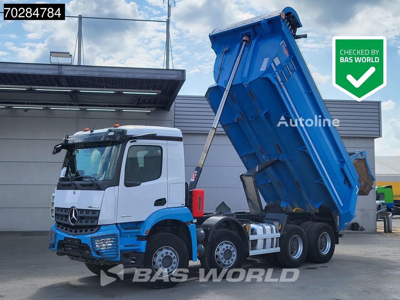 Самосвал Mercedes-Benz Arocs 3243 8X4 16m3 tipper Big-Axle Steelsuspension Automatic Na - Autoline