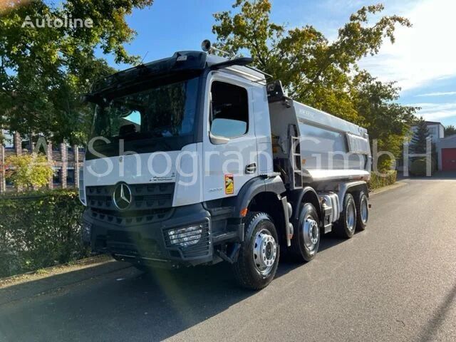 camião basculante Mercedes-Benz Arocs 3243 MP5 8x4/Mirror CAM/MuldenKipper Meiller