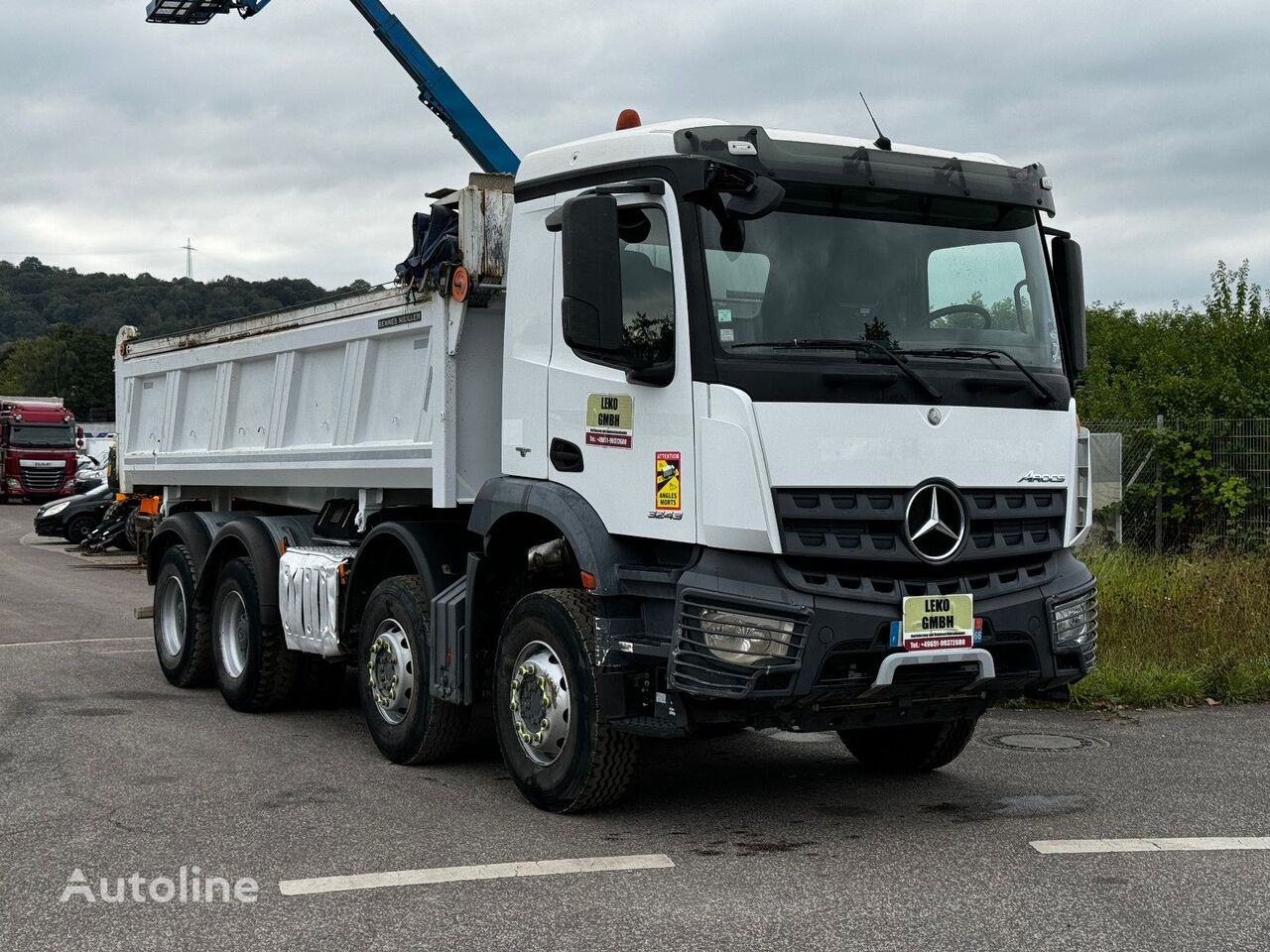 savivartis sunkvežimis Mercedes-Benz Arocs 3243 Zwei Seiten Kipper