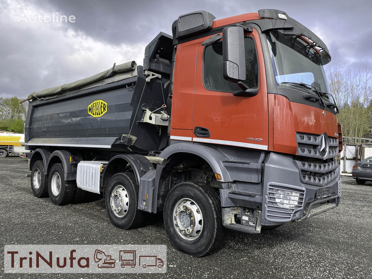 Mercedes-Benz Arocs 4142, 2 Stück | 8 x 4 | Meiller |    volquete