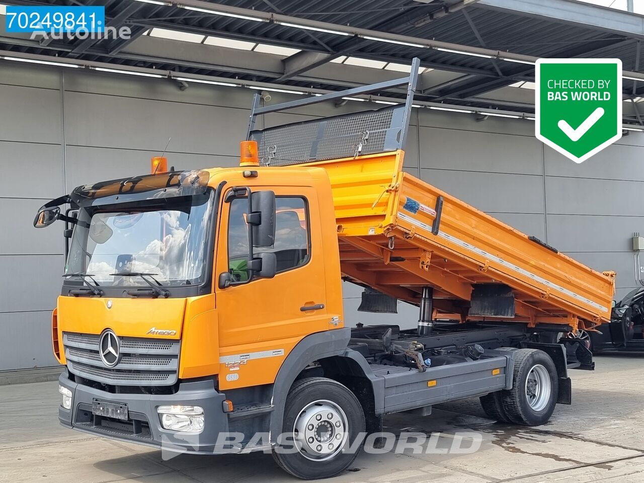 камион кипер Mercedes-Benz Atego 1224 4X2 12tons 3-Way Tipper Manual Euro 6