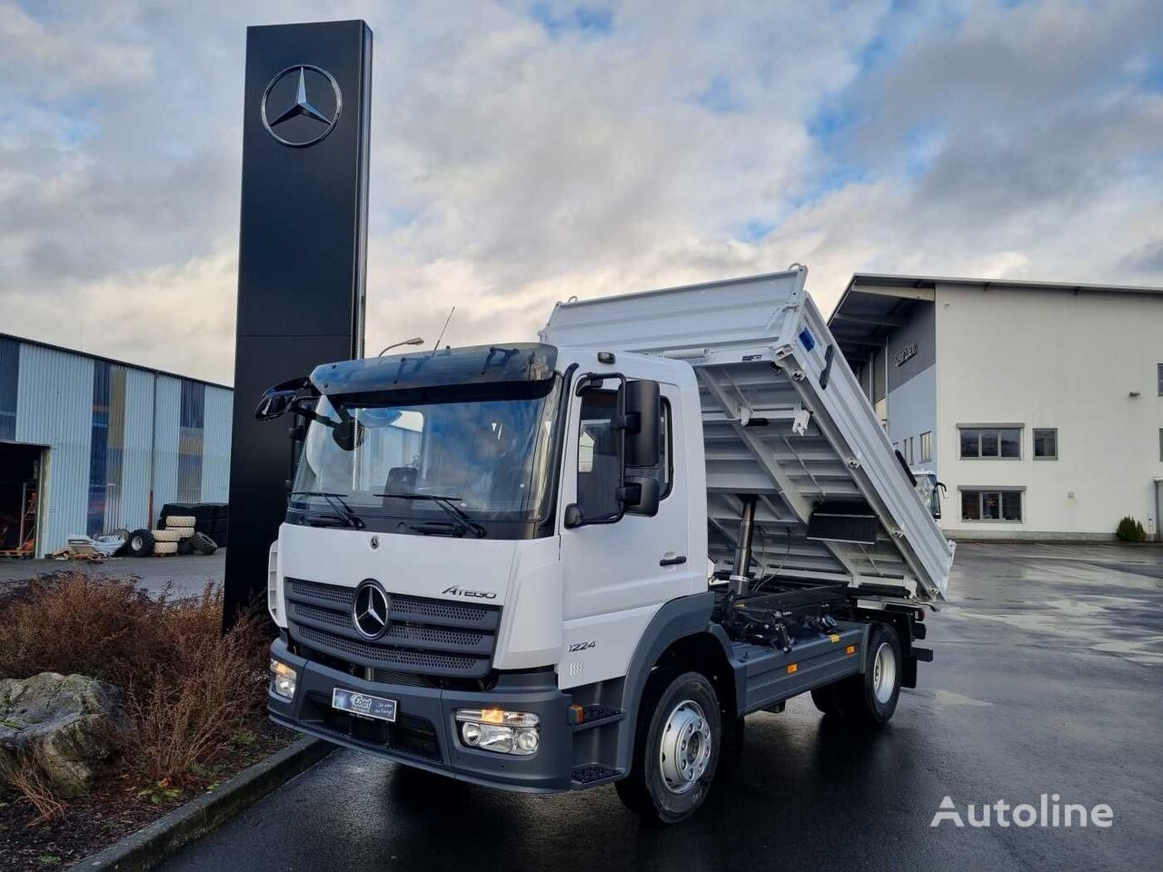 شاحنة قلابة Mercedes-Benz Atego 1224 K 4x2 Meiller-Kipper Klima AHK