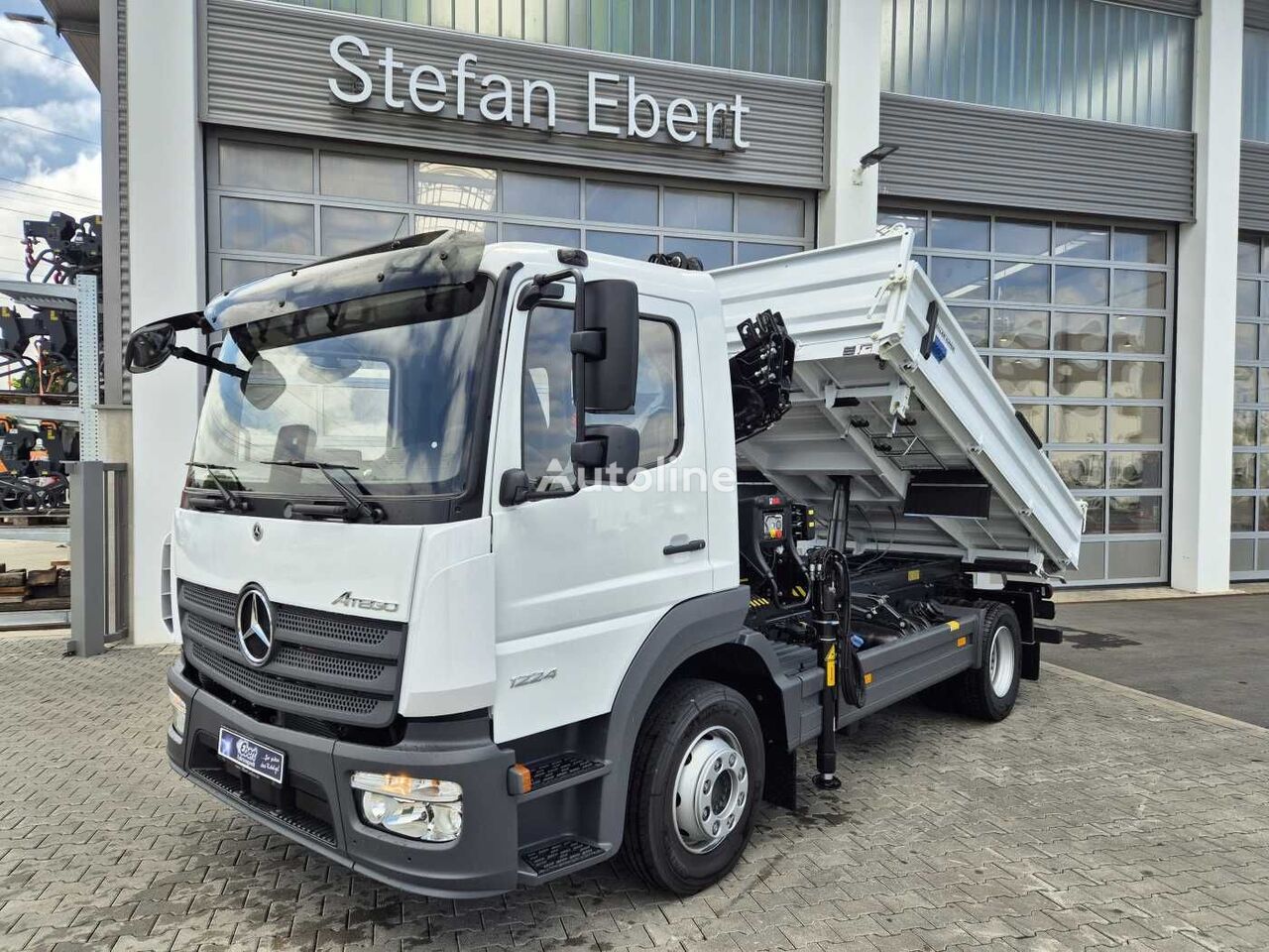 Mercedes-Benz Atego 1224 KK Kipper+Kran+Funk+Greifersteuerung volquete