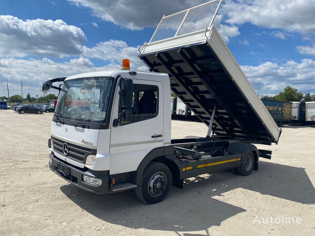 Mercedes-Benz Atego 818 - 3 sided tipper  billenős teherautó - Autoline