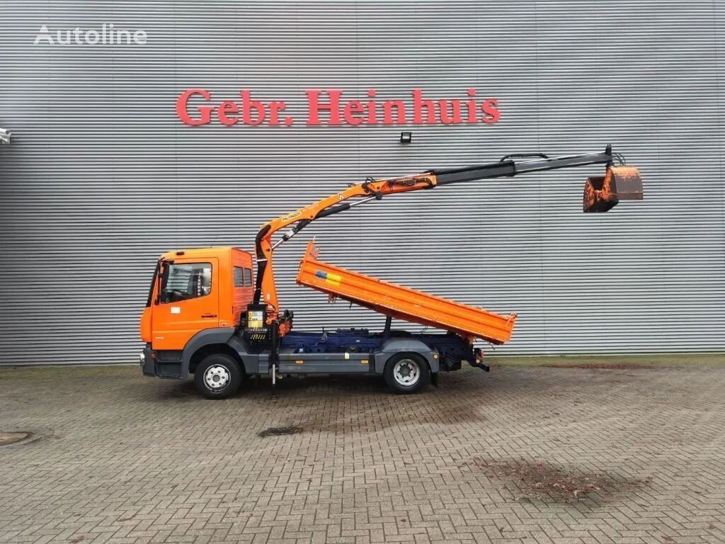 Mercedes-Benz Atego 818 4x2 Euro 6 Meiller 3 Seitenkipper Palfinger PK 7001K G volquete