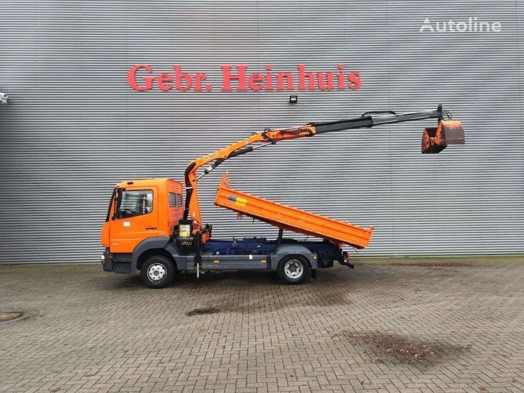 камион самосвал Mercedes-Benz Atego 818 4x2 Euro 6 Meiller 3 Seitenkipper Palfinger PK 7001K G