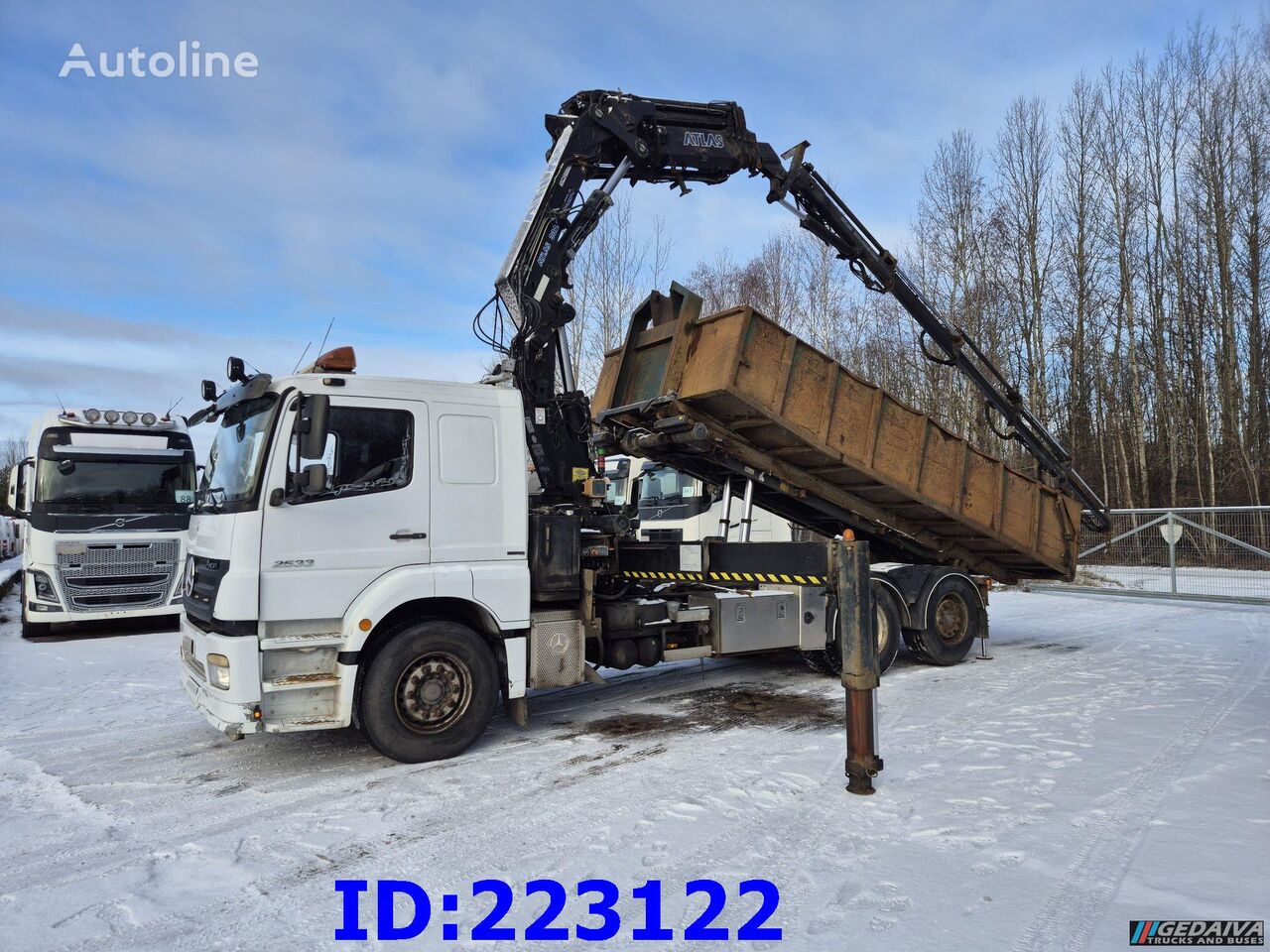 camion-benne Mercedes-Benz Axor 2533