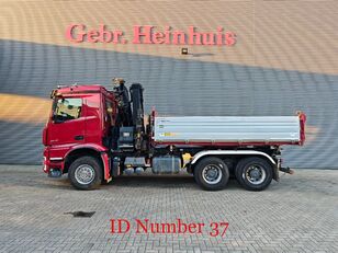 Mercedes-Benz Axor 2648 6x4 Hiab X-Hiduo 228E-5 Dautel 3 seitenkipper + Tracto dump truck