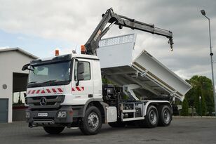 Mercedes-Benz CTROS 3344 / 6x4 / WYWROTKA 2 -STRONNA / HYDROBURTA / + HDS HIAB dump truck