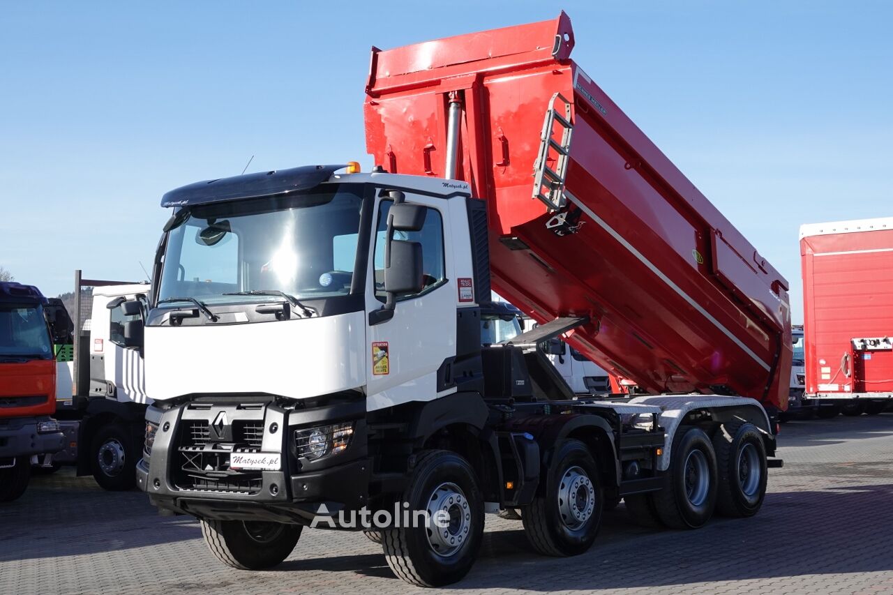 Mercedes-Benz K 440 / 8x4 / WYWROTKA TYLNOZSYP / MEILLER KIPER / 2017 ROK / EU dump truck