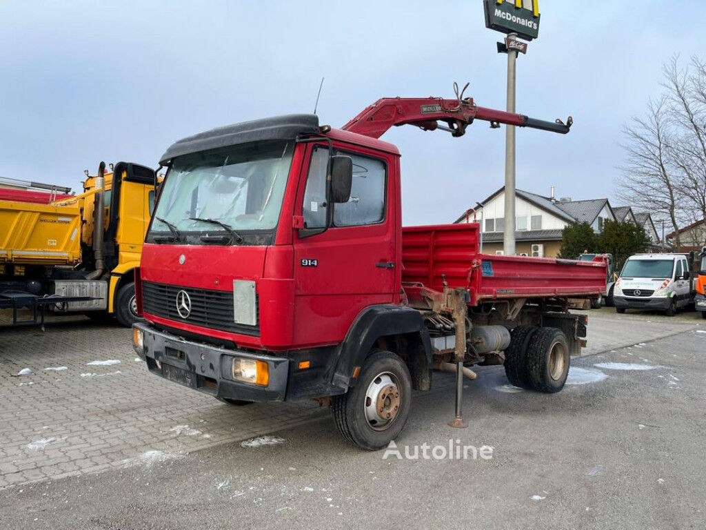 самосвал Mercedes-Benz LN 914 K 2-Achs Kipper Kran 6 cylinder engine