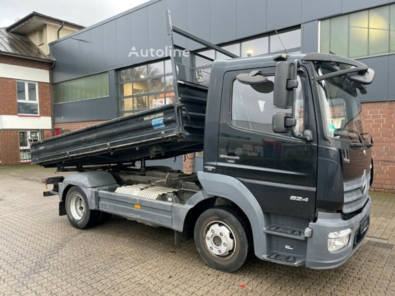 camion-benne Mercedes-Benz MB 824 4x2 Atego Meiller Kipper