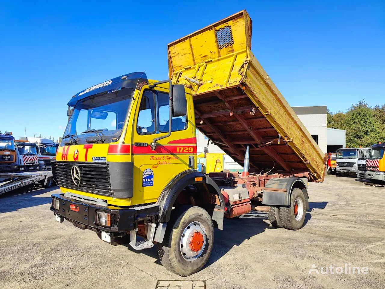 Mercedes-Benz SK 1729 AK 4x4 dump truck